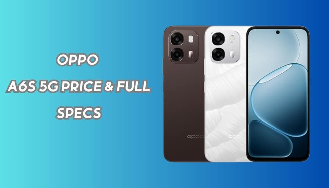 Oppo A6s 5G design and display