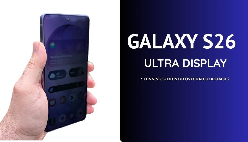 Galaxy S26 Ultra Display
